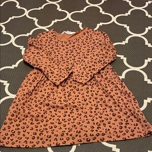 H&M Kids Dress - Brown Leopard Print